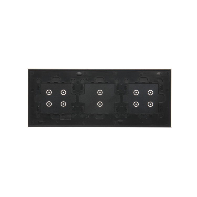 Panel dotykowy 3 moduły Simon 54 Touch DSTR3434/73 Kontakt-Simon zastygła lawa