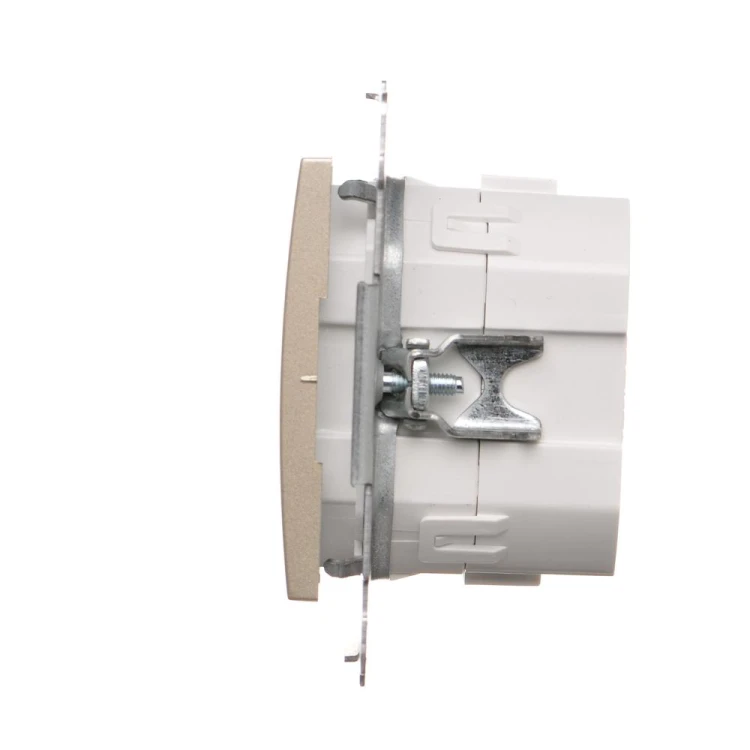 Elektroniczny łącznik / przycisk 4-krotny Simon 54 DEW4.01/44 Kontakt-Simon złoty mat, metalizowany