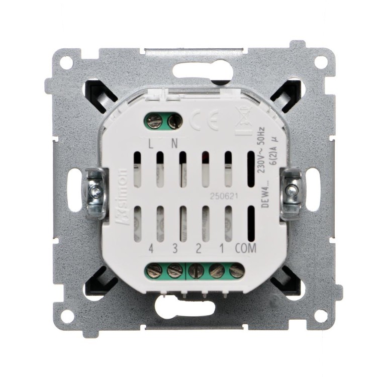 Elektroniczny łącznik / przycisk 4-krotny Simon 54 DEW4.01/48 Kontakt-Simon antracyt