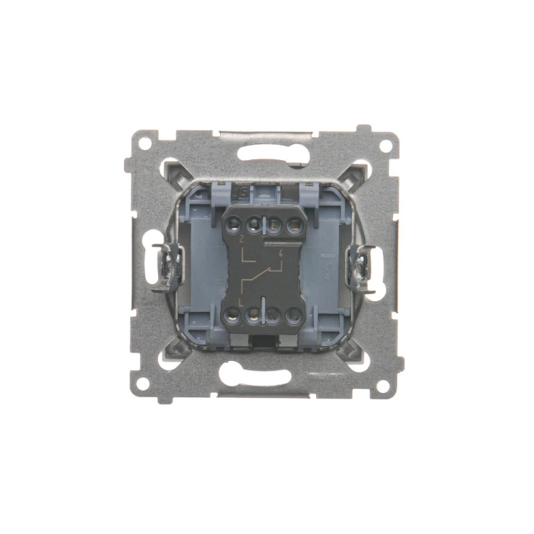 Łącznik schodowy, bez piktogramu Simon 54 DW6A.01/X/43 Kontakt-Simon srebrny mat, metalizowany