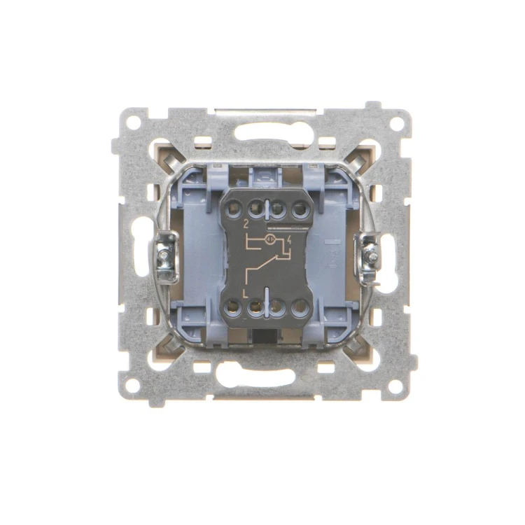 Łącznik schodowy z podświetleniem LED, bez piktogramu Simon 54 DW6AL.01/X/41 Kontakt-Simon kremowy