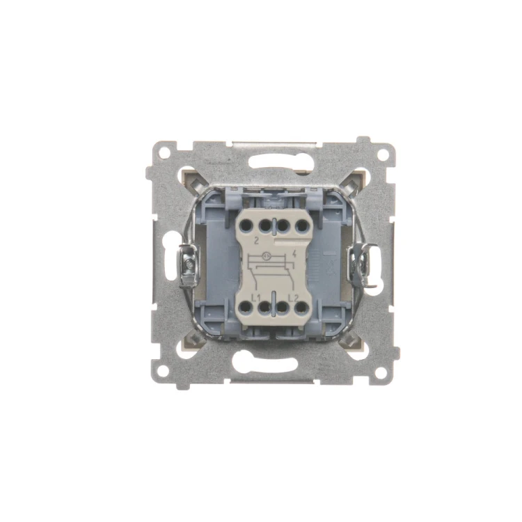 Łącznik krzyżowy z podświetleniem LED, bez piktogramu Simon 54 DW7L.01/X/44 Kontakt-Simon złoty mat, metalizowany