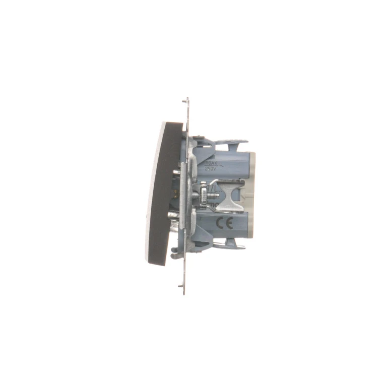 Łącznik krzyżowy z podświetleniem LED, bez piktogramu Simon 54 DW7L.01/X/46 Kontakt-Simon brąz mat, metalizowany