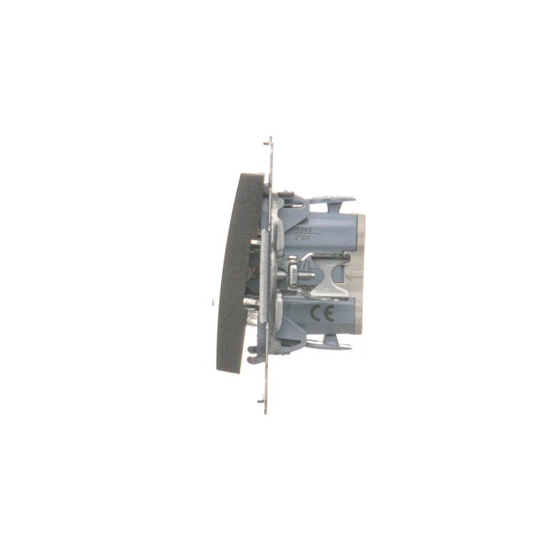 Łącznik krzyżowy z podświetleniem LED, bez piktogramu Simon 54 DW7L.01/X/48 Kontakt-Simon antracyt, metalizowany