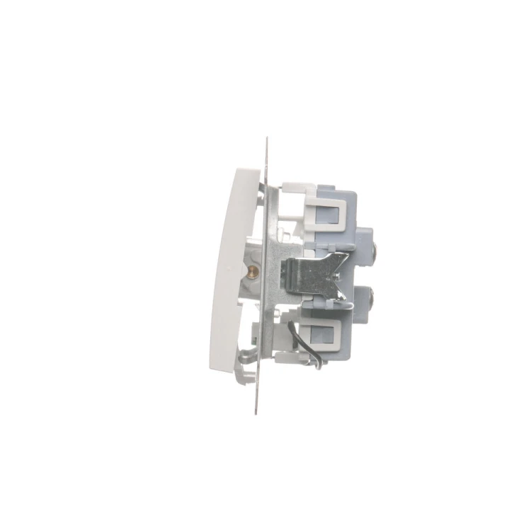Łącznik schodowy podwójny z podświetleniem LED, bez piktogramu Simon 54 DW6/2L.01/X/11 Kontakt-Simon biały