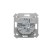 Łącznik schodowy podwójny z podświetleniem LED, bez piktogramu Simon 54 DW6/2L.01/X/11 Kontakt-Simon biały