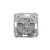 Łącznik schodowy podwójny z podświetleniem LED, bez piktogramu Simon 54 DW6/2L.01/X/41 Kontakt-Simon kremowy