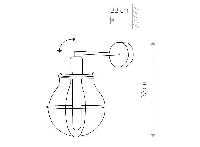 Lampa ścienna Industrialna Loft MANUFACTURE I 9742 NOWODVORSKI Lighting E27 nowoczesna oprawa oświetleniowa kinkiet metalowy czarny miedziany czarna Inspiracje Premium
