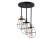 Lampa sufitowa Industrialna Loft MANUFACTURE III 9740 NOWODVORSKI Lighting 3xE27 nowoczesna oprawa oświetleniowa żyrandol metalowy czarny miedziany czarna Inspiracje Premium