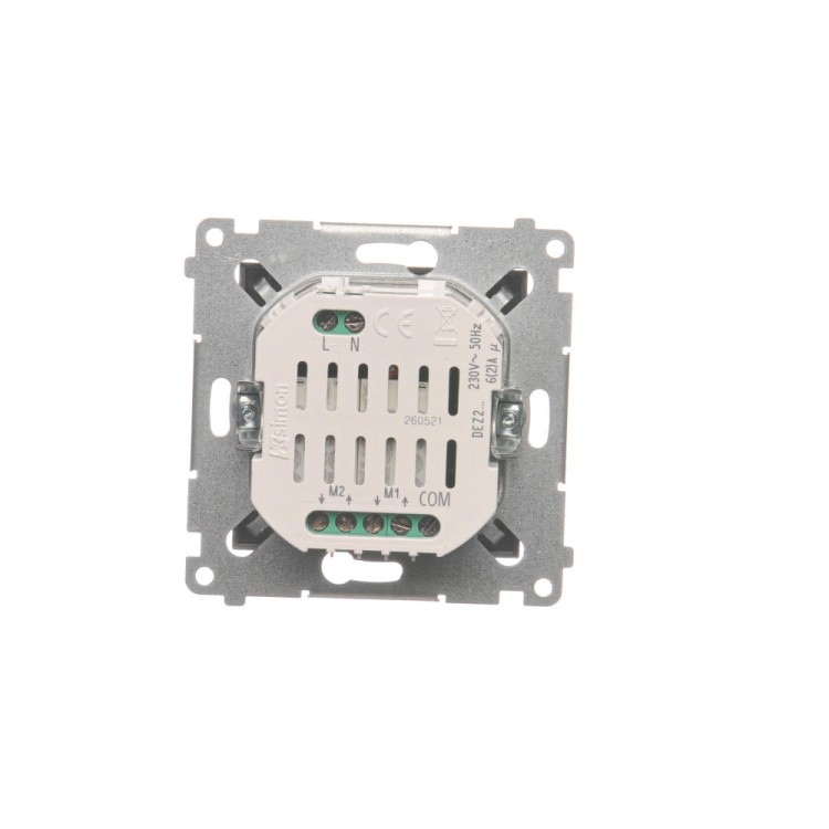 Łącznik / przycisk roletowy podwójny elektroniczny Simon 54 DEZ2.01/48 Kontakt-Simon antracyt