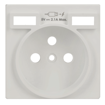 Pokrywa do gniazda ze zintegrowaną ładowarką 2 x USB A+A Simon 82 8200168-030 Kontakt-Simon biały