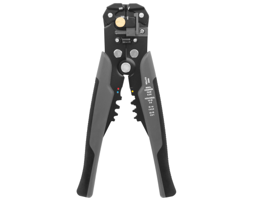 Automatyczny czołowy ściągacz izolacji uniwersalny 0,2-6mm2 NAR0400 Rebel Tools Electro solidny wytrzymały do kabli solarnych PV i innych Szczypce do ściągania izolacji i zaciskania 5w1 Profesjonalny