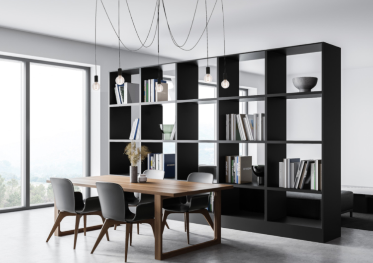 Lampa sufitowa wisząca Industrialna Loft SPIDER VII BLACK 6785 NOWODVORSKI Lighting 7xE27 nowoczesna oprawa oświetleniowa żyrandol metalowy pająk czarny czarna zwis Inspiracje Premium
