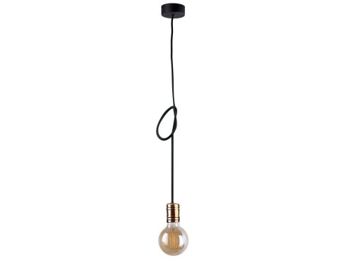 Lampa sufitowa wisząca Industrialna Loft CABLE I 9747 NOWODVORSKI Lighting E27 nowoczesna oprawa oświetleniowa żyrandol metalowy czarny miedziany czarna pojedynczy zwis Inspiracje Premium