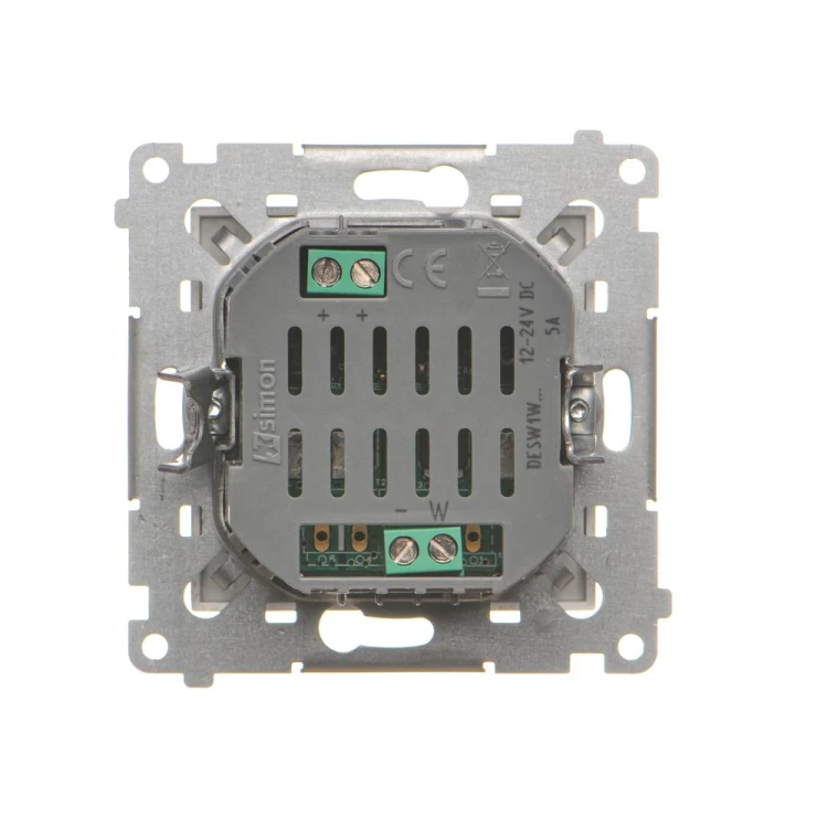 Ściemniacz do pasków LED-owych 12-24 V, sterowany smartfonem [Wi-Fi] Simon 54 GO DESW1W.01/44 Kontakt-Simon złoty mat, metalizowany