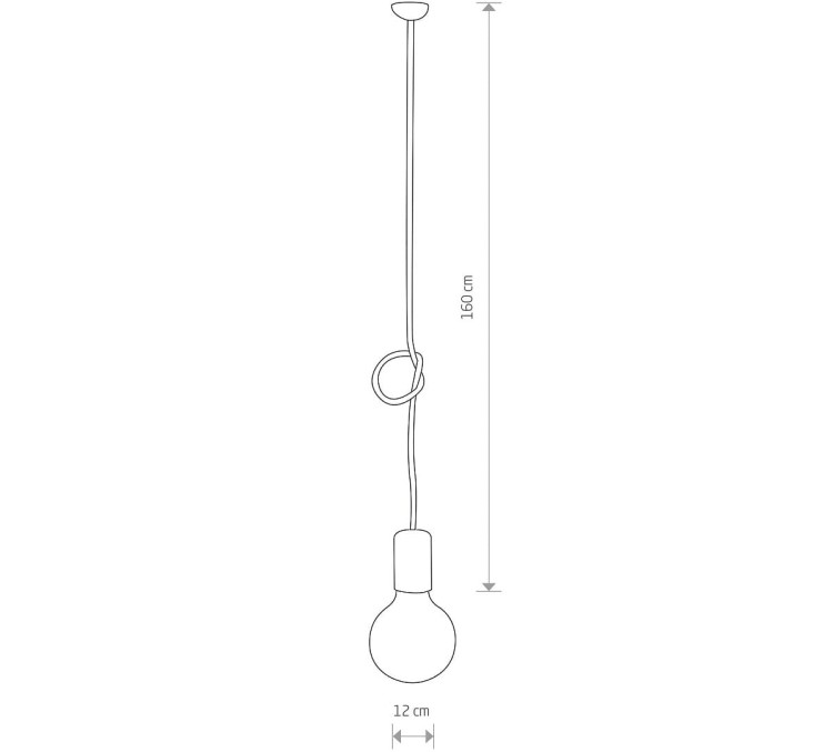 Lampa sufitowa wisząca Industrialna Loft CABLE I 9747 NOWODVORSKI Lighting E27 nowoczesna oprawa oświetleniowa żyrandol metalowy czarny miedziany czarna pojedynczy zwis Inspiracje Premium