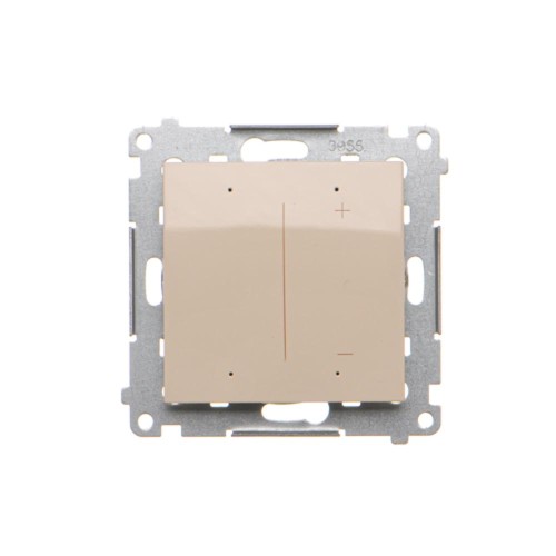 Ściemniacz do żarówek LED-owych 230 V [Wi-Fi] Simon 54 GO DESL1W.01/41 Kontakt-Simon kremowy