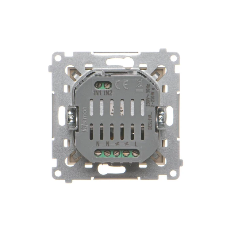 Ściemniacz do żarówek LED-owych 230 V [Wi-Fi] Simon 54 GO DESL1W.01/41 Kontakt-Simon kremowy