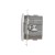 Ściemniacz do żarówek LED-owych 230 V [Wi-Fi] Simon 54 GO DESL1W.01/43 Kontakt-Simon srebrny mat, metalizowany