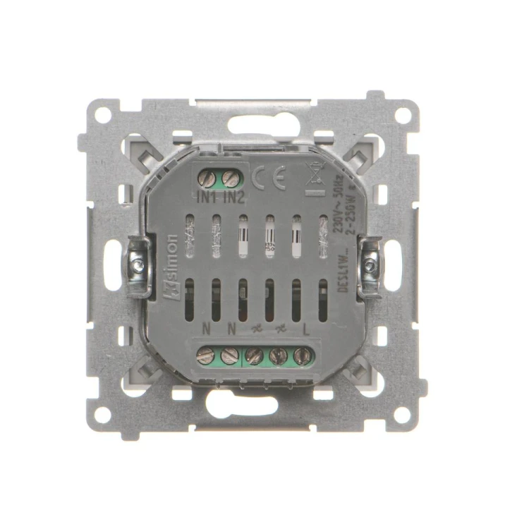 Ściemniacz do żarówek LED-owych 230 V [Wi-Fi] Simon 54 GO DESL1W.01/43 Kontakt-Simon srebrny mat, metalizowany