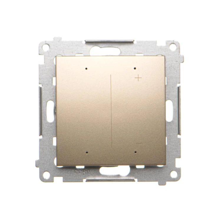 Ściemniacz do żarówek LED-owych 230 V [Wi-Fi] Simon 54 GO DESL1W.01/44 Kontakt-Simon złoty mat, metalizowany