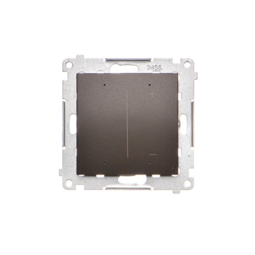 Ściemniacz do żarówek LED-owych 230 V [Wi-Fi] Simon 54 GO DESL1W.01/46 Kontakt-Simon brąz mat, metalizowany