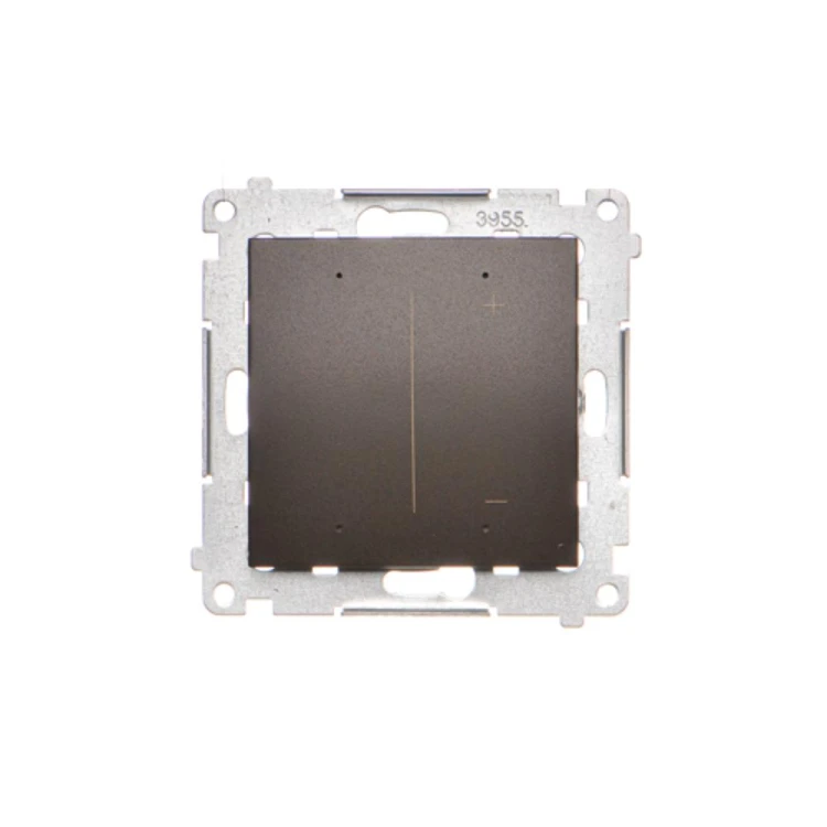 Ściemniacz do żarówek LED-owych 230 V [Wi-Fi] Simon 54 GO DESL1W.01/46 Kontakt-Simon brąz mat, metalizowany
