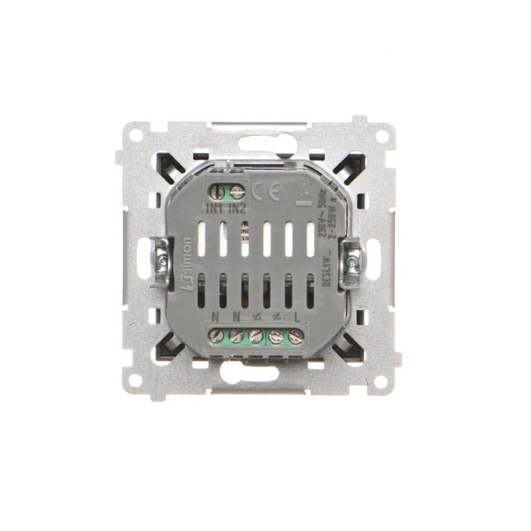 Ściemniacz do żarówek LED-owych 230 V [Wi-Fi] Simon 54 GO DESL1W.01/46 Kontakt-Simon brąz mat, metalizowany