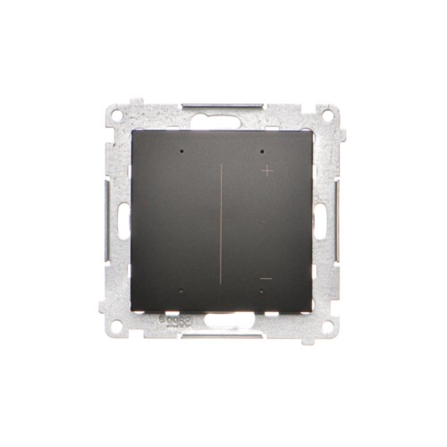 Ściemniacz do żarówek LED-owych 230 V [Wi-Fi] Simon 54 GO DESL1W.01/49 Kontakt-Simon czarny mat