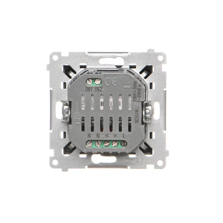 Ściemniacz do żarówek LED-owych 230 V [Wi-Fi] Simon 54 GO DESL1W.01/49 Kontakt-Simon czarny mat