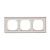 Ramka 3- krotna Simon 55 TR3/143 Kontakt-Simon aluminium mat
