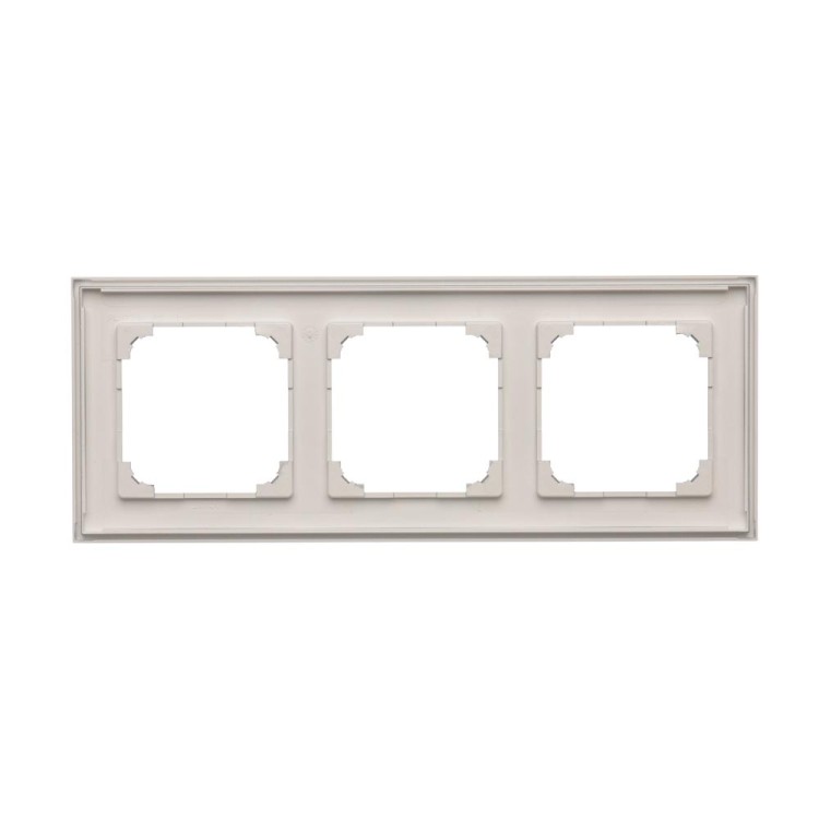 Ramka 3- krotna Simon 55 TR3/143 Kontakt-Simon aluminium mat