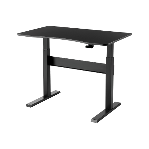 Biurko pneumatyczne gamingowe Rebel Office z regulacją wysokości RB-0200 Rebel dla dziecka i dorosłego do grania pracy siedzącej i stojącej szkoły lekcji ergonomia ergonomiczne