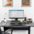 Biurko pneumatyczne gamingowe Rebel Office z regulacją wysokości RB-0200 Rebel dla dziecka i dorosłego do grania pracy siedzącej i stojącej szkoły lekcji ergonomia ergonomiczne