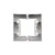 Puszka natynkowa składana, pojedyncza Simon 55 TSC/143 Kontakt-Simon aluminium mat
