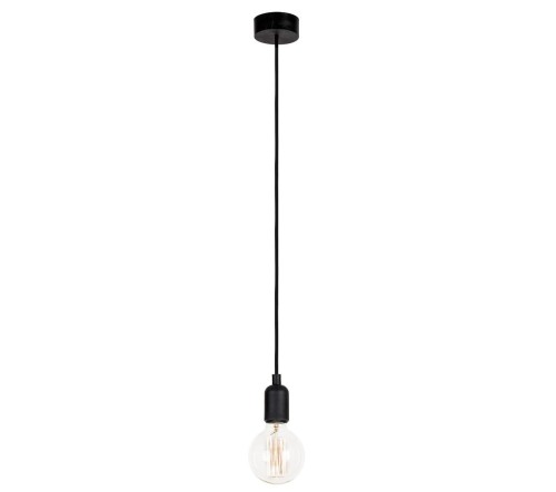 Lampa sufitowa wisząca Industrialna Loft SILICONE I BLACK 6404 NOWODVORSKI Lighting E27 nowoczesna oprawa oświetleniowa żyrandol czarny czarna pojedynczy zwis Inspiracje Premium