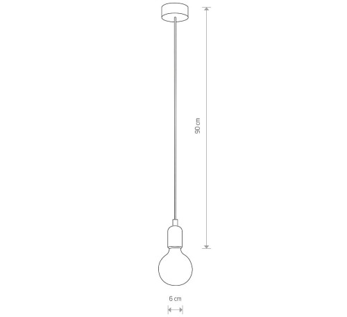 Lampa sufitowa wisząca Industrialna Loft SILICONE I WHITE 6403 NOWODVORSKI Lighting E27 nowoczesna oprawa oświetleniowa żyrandol biały pojedynczy zwis Inspiracje Premium