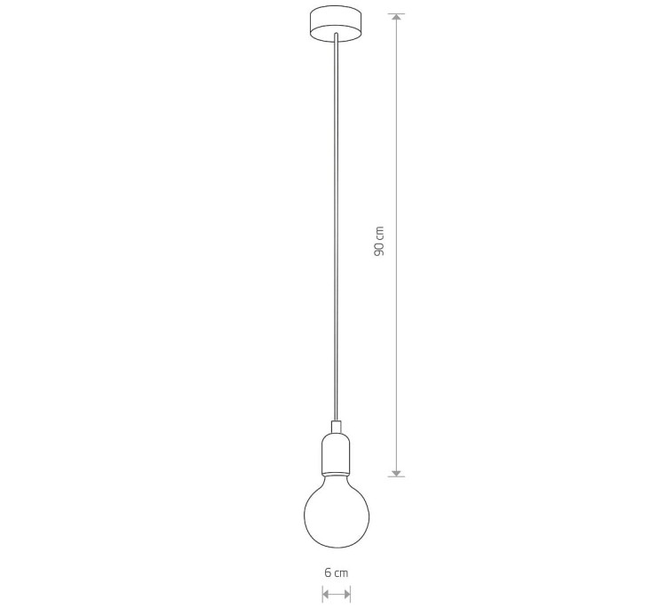 Lampa sufitowa wisząca Industrialna Loft SILICONE I WHITE 6403 NOWODVORSKI Lighting E27 nowoczesna oprawa oświetleniowa żyrandol biały pojedynczy zwis Inspiracje Premium