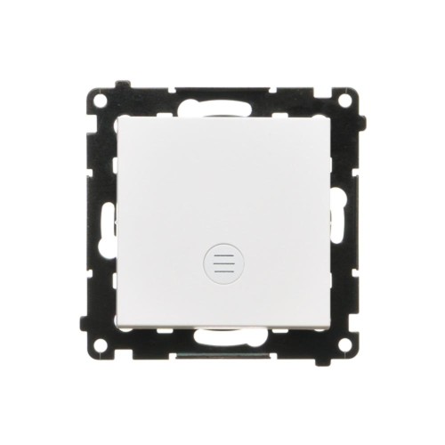 Łącznik jednobiegunowy z podświetleniem LED Simon 55 TW1L.01/111 Kontakt-Simon biały mat