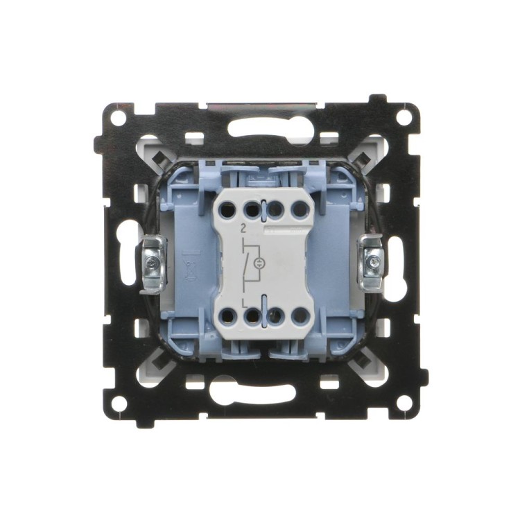 Łącznik jednobiegunowy z podświetleniem LED Simon 55 TW1L.01/111 Kontakt-Simon biały mat