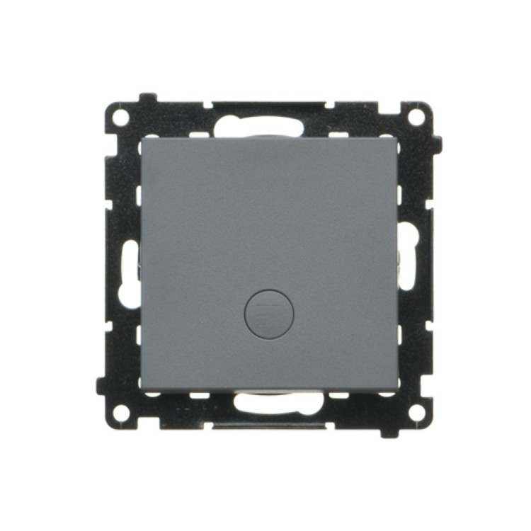Łącznik jednobiegunowy z podświetleniem LED Simon 55 TW1L.01/116 Kontakt-Simon grafitowy mat