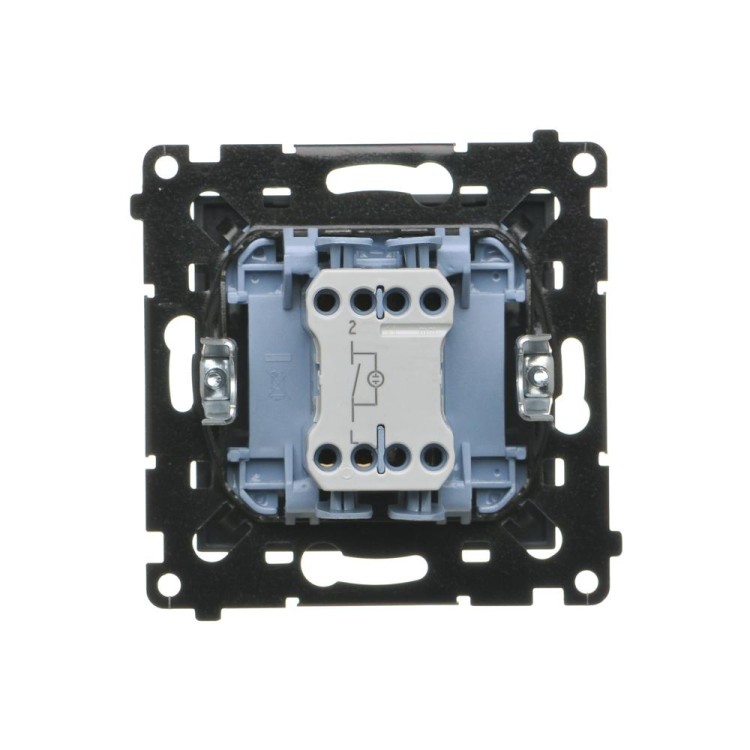 Łącznik jednobiegunowy z podświetleniem LED Simon 55 TW1L.01/116 Kontakt-Simon grafitowy mat
