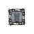 Łącznik jednobiegunowy + przycisk ( 2 klawisze) Simon 55 TW1P1A.01/143 Kontakt-Simon aluminium mat