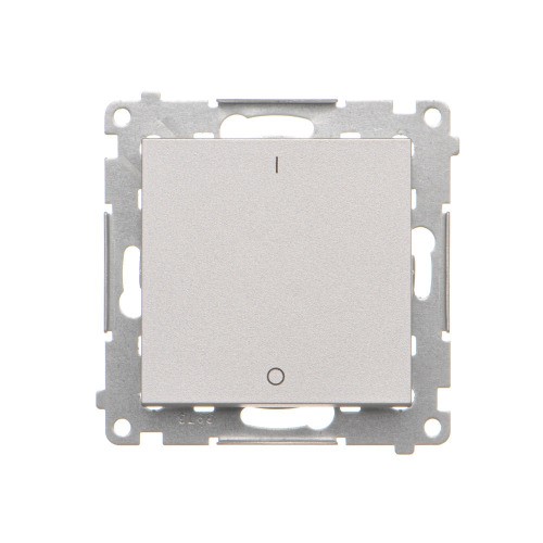 Łącznik dwubiegunowy Simon 55 TW2.01/143 Kontakt-Simon aluminium mat