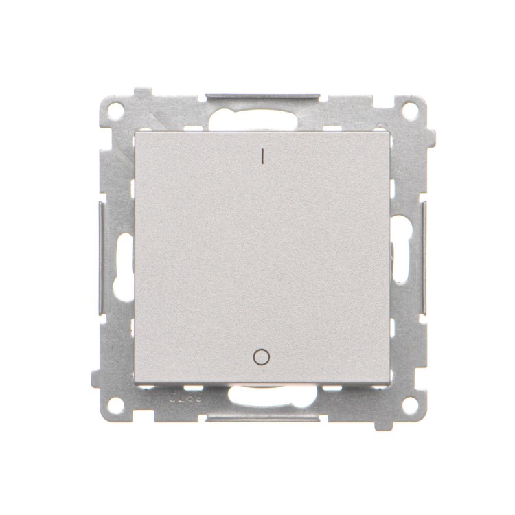 Łącznik dwubiegunowy Simon 55 TW2.01/143 Kontakt-Simon aluminium mat