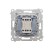 Łącznik dwubiegunowy Simon 55 TW2.01/143 Kontakt-Simon aluminium mat