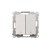 Łącznik dwubiegunowy podwójny Simon 55 TW22A.01/143 Kontakt-Simon aluminium mat
