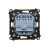 Łącznik potrójny Simon 55 TW31.01/143 Kontakt-Simon aluminium mat