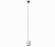 Lampa sufitowa wisząca Industrialna Lof SHY I 9391 NOWODVORSKI Lighting GU10 nowoczesna oprawa oświetleniowa beton żyrandol pojedynczy zwis Inspiracje Premium - Outlet
