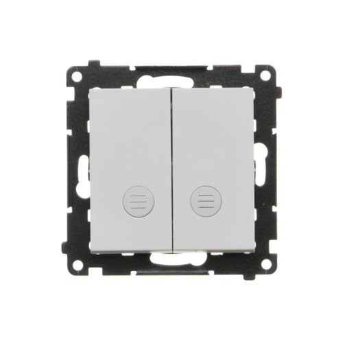 Łącznik świecznikowy z podświetleniem LED do wersji IP20 Simon 55 TW5L2.01/114 Kontakt-Simon jasnoszary mat